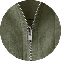 ディーエーピーネットワーク ロング丈ジップブラウス グレージュ M W018212011 1着（直送品）