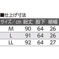 ディーエーピーネットワーク 柔らかハイテンションワイドパンツ ベージュ LL W018217363 1着（直送品）