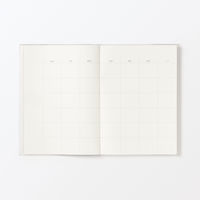 無印良品 日付がないスケジュールノート マンスリー デイリー Ａ５ マンスリー１２か月 デイリー３６６日 良品計画