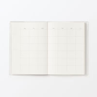 無印良品 日付がないスケジュールノート マンスリー デイリー Ａ６ マンスリー１２か月 デイリー３６６日 良品計画