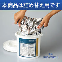 ウェットティッシュ アルコール 雑巾のように使える 超大判ウェットシート アルコール 詰め替え用 1セット（1個（100枚入）×6）コクヨ