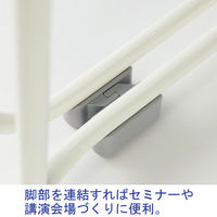 中央可鍛工業 MORループスタッキングチェア(抗菌・耐アルコール・耐次亜塩素酸) ライトグリーン 1箱(5脚入) オリジナル