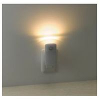 ヤザワコーポレーション 無接点充電式人感明暗ナイトライト小ホワイト NCHSMN68WH 1個