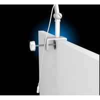 ジェントス LUMIXUX クランプ式 高演色LEDデスクライト DK-R108WH 1台