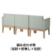 【軒先渡し】アスプルンド 木脚ソファ 肘なしタイプ　ミントグリーン 1台（直送品）