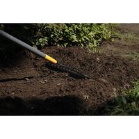 エスコ 400x1600mm ガーデンレーキ(ファイバーグラス柄) EA650RA-7 1本（直送品）