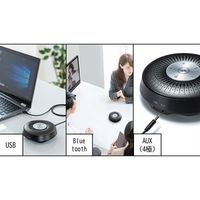 エスコ WEB会議用スピーカーフォン EA764AS-201 1個（直送品）