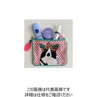 Karma Living ポーチ ボーダーコリー 694695 1セット(2個)（直送品）