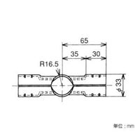 エスコ [パイプラック用] 4方向メタルジョイント(ブラック) EA976BY-116 1セット(10個)（直送品）