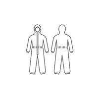 エスコ [M] 防護服(使い捨て/液体防護用) EA996AY-1A 1セット(4着)（直送品）