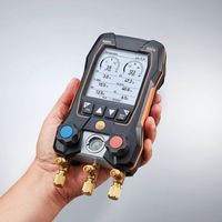 エスコ [マルチガス対応] デジタルマニホールド(ワイヤレス) EA101TS-102 1セット(1St)（直送品）