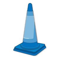 エスコ 420x673mm/A4 コーン用表示カバー(差込式) EA983FT-116 1セット(10枚)（直送品）