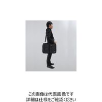 エスコ 410x310x180mm ビジネスバッグ(黒) EA927BE-91 1個（直送品）