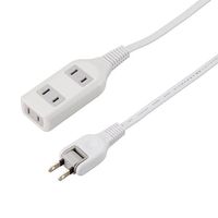 エスコ AC125V/15Ax 5m 延長コード EA815GM-64B 1セット(3個)（直送品）