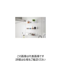 エスコ 500x140x120mm ウォールラック(マグネット付・白 EA912J-151 1セット(3個)（直送品）