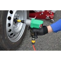 エスコ 1/2”DR エアーインパクトレンチ(軽量) EA155KB-1A 1台（直送品）