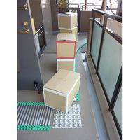 エスコ 360x360mm [スチール製]ボールキャスターテーブル(折畳式) EA986S-301 1個（直送品）