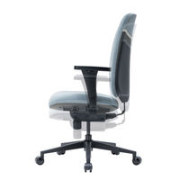 サンワサプライ 高機能ハイバックオフィスチェア(ライトブルー) SNC-T160LB 1個（直送品）