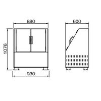 カイスイマレン メタルダストボックス　鍵付 GA400-鍵付き 1台（直送品）