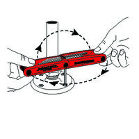 ボンダス ナイフ型ツール ゴリラグリップ5本組(インチ) HF5 1個（直送品）