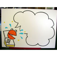 日本理化学工業 キットパスリバーシブルパネル A3 単品 RPA-WBK 1枚（直送品）