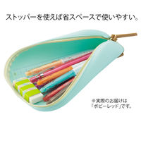 リヒトラブ トレーペンケースLサイズ ポピーレッド A7731-3 1個（直送品）