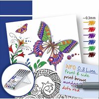 ステッドラー ピグメントライナーカラー 0.3mm 6色セット 30803-SSB6 1セット（直送品）