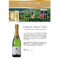 フランス レ・ダムリエール ヴァンムスー ブリュット11°スパークリング 白 辛口　750ml 1本　日本酒類販売