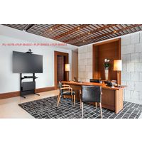 ハヤミ工産 HAMILeX PU 壁寄スタンド ～65V型 幅718×奥行412×高さ1621mm ブラック 1台（直送品）