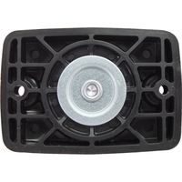 New Hikari (ニューヒカリ) ブラックキャスター40 (樹脂製) 自在 SH-CPBK40G 清水 2個（直送品）