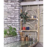 LABRICO(ラブリコ) シェルフサポート アイアン ホワイト IXO-2 平安伸銅工業 10セット（直送品）