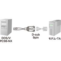 サンワサプライ USB-RS232Cコンバータ(0.3m) USB-CVRS9HN 1個（直送品）