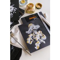 スケッチブック ロディア RhodiaTouch(ロディアタッチ) マヤパッド　Ａ４　クロスドット ブラック用紙 1冊（直送品）