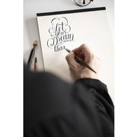 スケッチブック ロディア RhodiaTouch(ロディアタッチ) カリグラファーブック　Ａ４　 ホワイト用紙 1冊（直送品）