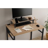 アイリスオーヤマ ケーブル収納デスク　モニター台付 幅80cm CSD-800M 1台（直送品）