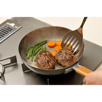 和平フレイズ 千歳 鉄 木柄ガラス蓋付フライパン24cm CS-011 1個（直送品）