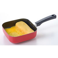 和平フレイズ ToMay IH対応スクエアパン18cm(レッド) RB-1568 1個（直送品）