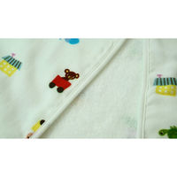 内野 アッコトト　accototo 内野　フード付きバスタオル　(約)70×105cm ホワイト　白 KUA52026　W 1枚（直送品）