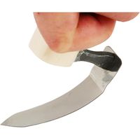 藤原産業 緑長 しなるヘラコテ 板厚0.5mm 笹刃 90mm 16353 1セット(3本)（直送品）