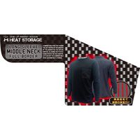 藤原産業 SK11 フルボーダー ミドルネック ブラック 3Lサイズ 720814BLKー3L 1セット(3枚)（直送品）