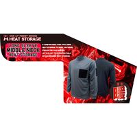 藤原産業 SK11 蓄熱裏起毛 ミドルネック ブラック Mサイズ 721011BLKーM 1セット(3枚)（直送品）