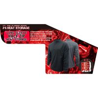 藤原産業 SK11 蓄熱裏起毛 ハーフジップ ダークカモフラ LLサイズ 721173DKーLL 1セット(3枚)（直送品）