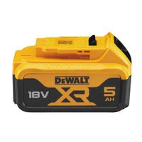 ポップリベット・ファスナー DEWALT デウォルト 18V 5.0Ah XRシリーズ リチウムイオンバッテリー DCB184ーJP 1個（直送品）