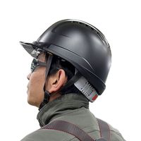 藤原産業 TOYO メタリックマットヘルメット NO.391FSMMBK 1個（直送品）