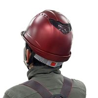 藤原産業 TOYO メタリックマットヘルメット NO.391FSMMRD 1個（直送品）