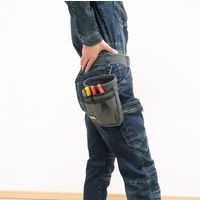 中林製作所 冒険倶楽部 タフレーベル 軽作業道具ケース カラビナ付 FBー76 1セット(2個)（直送品）