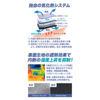 日本緑十字社 気化熱ベスト ハイドロギアベストLXーHYG フリーサイズ 414031 1着（直送品）