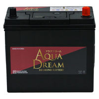 AQUA DREAM 国産車用 充電制御車対応バッテリー DIAMOND BATTERY DB-65B24L 1個（直送品）