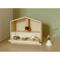 MOJYU ツヅリ インテリアミニ仏壇 ナチュラル 1台（直送品）