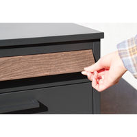 MOJYU ジェイク 宅配ボックス付ポスト ディムグレー 1台（直送品）